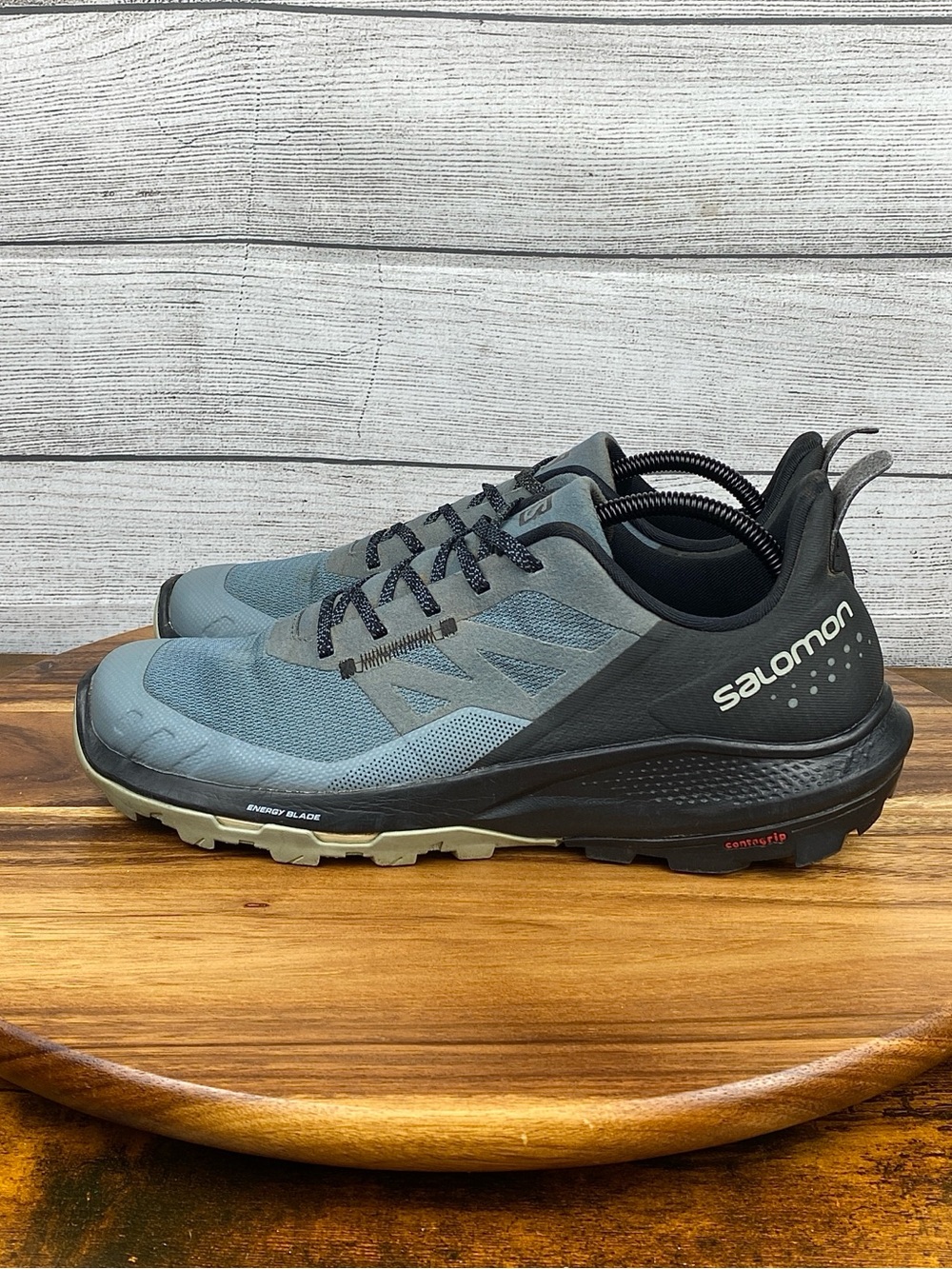 Salomon OutPulse Blue Black Trail Running Shoes Men’s Sneaker Size 10.5